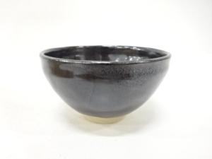 作家物　油滴釉　茶碗(保護箱付)